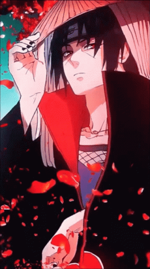 4K Anime Naruto Itachi Uchiha GIF