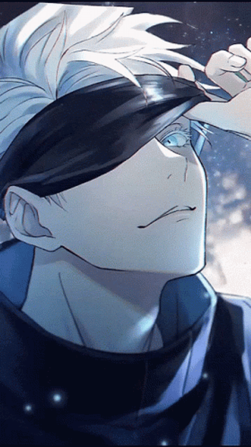 4K Anime Satoru Gojo One Eyed GIF