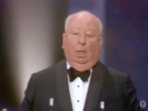 Alfred Hitchcock Good Evening GIF