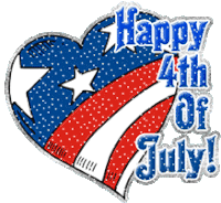4th Of July America Sticker GIF