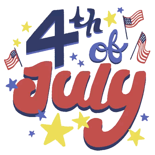 4th of July Flags and Stars
