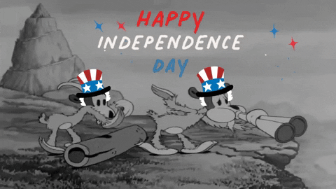 4th Of July Funny Happy Independence Day Cartoons GIF