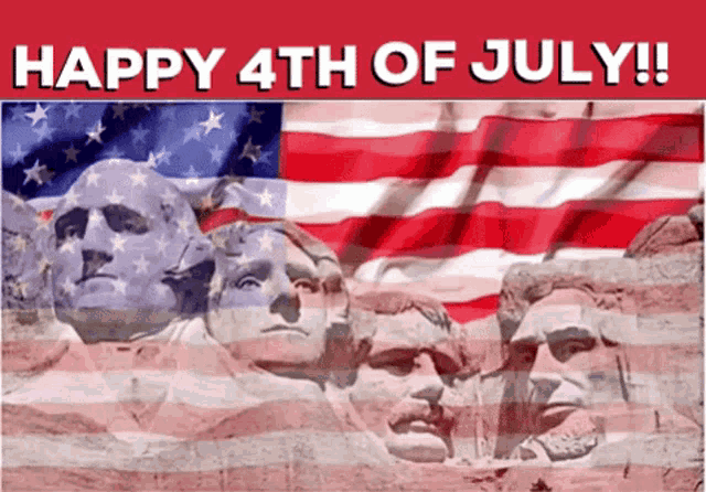 4th Of July Us Mount Rushmore GIF