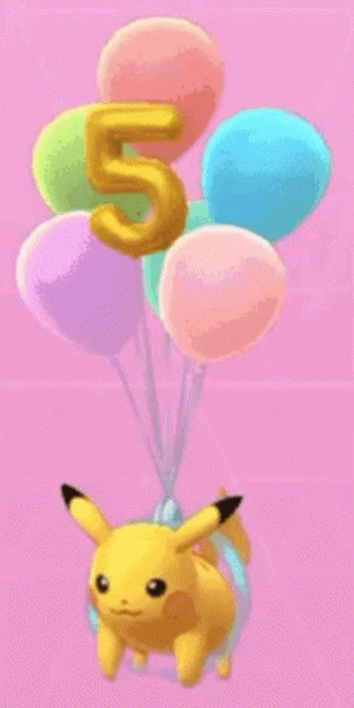 5 Balloon Pokemon GIF