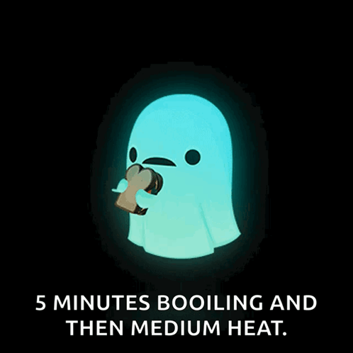 5 Minutes Boiling And Then Medium Heat GIF