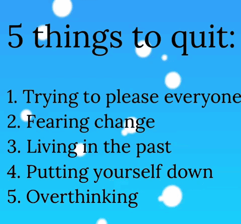 5 Things to Quit