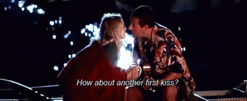 50 First Dates Lucy Whitmore Henry Roth Kissing GIF