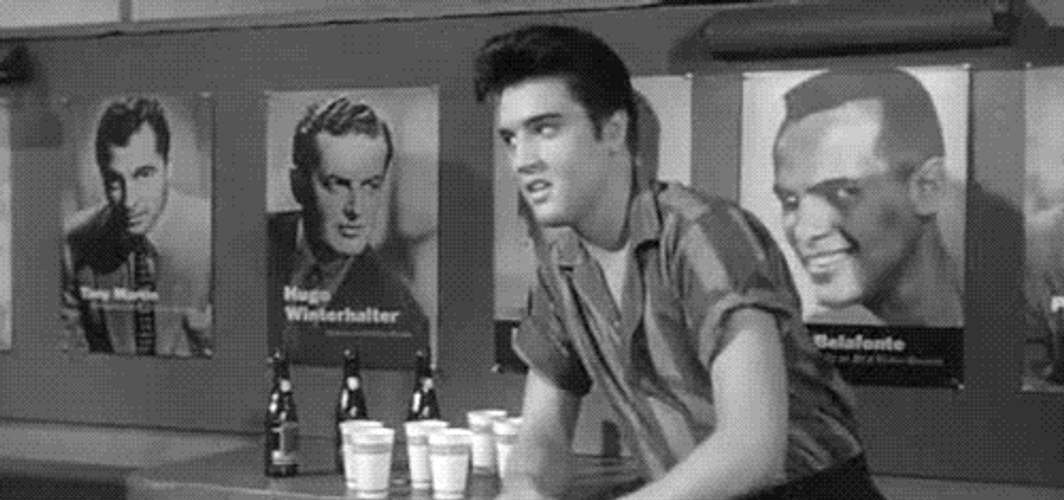 50s Elvis Presley GIF.