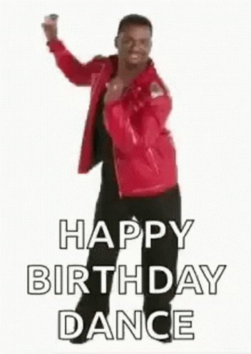 50th Birthday Black Man Happy Dance GIF