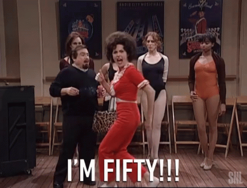 Funny 50th Birthday Molly Shannon GIF