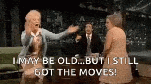 Old Lady Still Dancing GIF