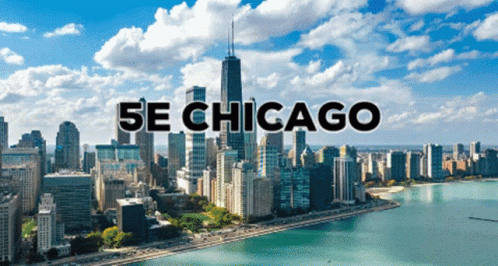 5e Chicago City Skyline and Lake Ad