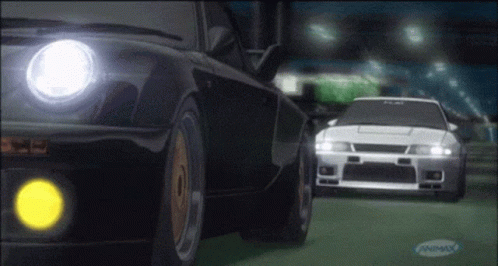 6 To Midnight Animated Chasing Cars GIF