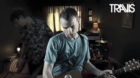 6 To Midnight Fran Healy Help Up Mic GIF