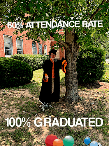 60% Attendance Rate 100% Graduated Meme GIF