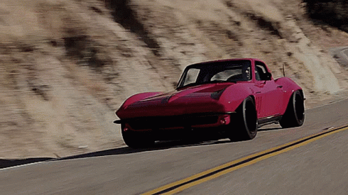60s Chevrolet Corvette Car GIF