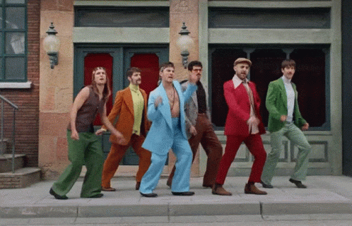 60s Jumping Dance Moves GIF