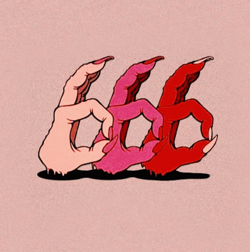 666 Finger Sign GIF
