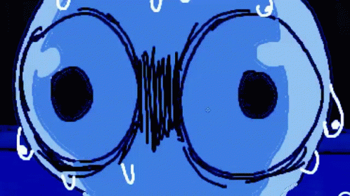 666 Sweating In Fear GIF