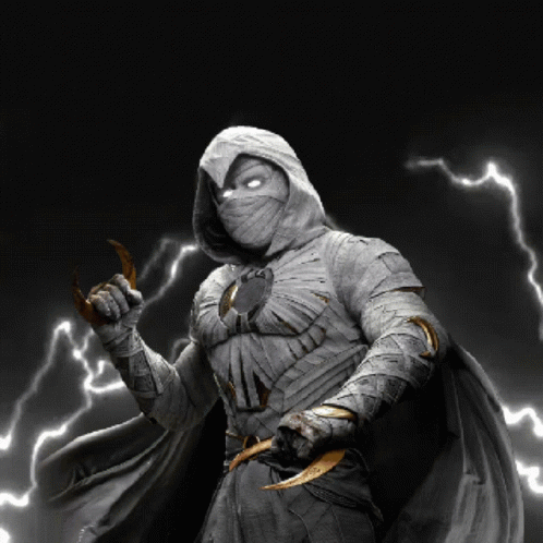 Moon Knight Marc Spector Lightning Strikes GIF