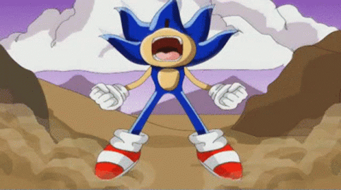 Sonic The Hedgehog Super Sonic Abilities GIF