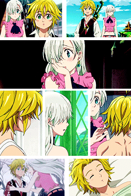 7 Deadly Sins And Elizabeth Liones Collage GIF