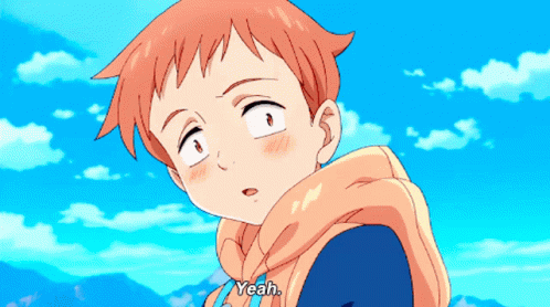 7 Deadly Sins King Blushing GIF
