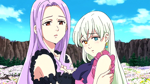 7 Deadly Sins Margaret And Elizabeth Liones GIF