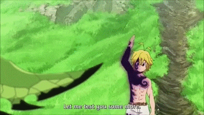 7 Deadly Sins Meliodas With Aldrich GIF