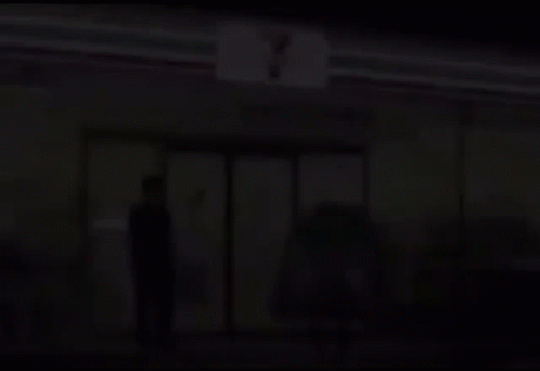 7 Eleven Store Lit Up At Night GIF