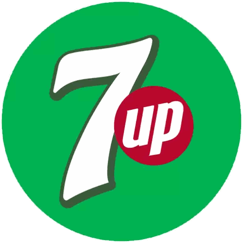 7 Up Logo on Green Circle