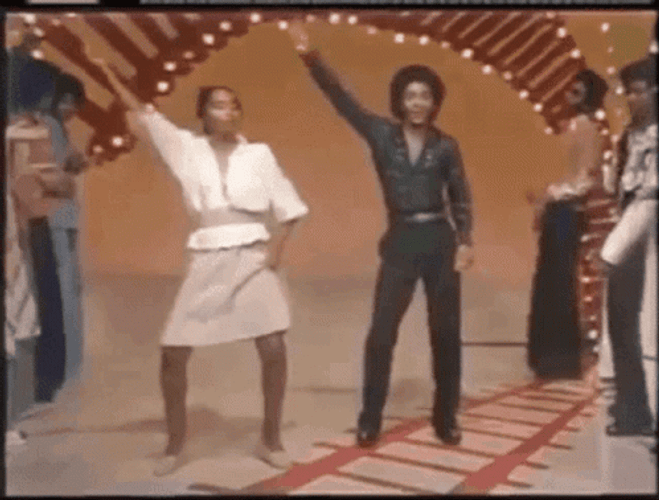 70'S Soul Train Boogie Dance GIF