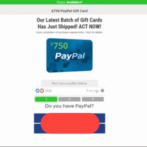 750 PayPal Gift Card GIF