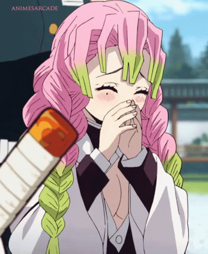 Mitsuri Kanroji Being A Total Cute GIF