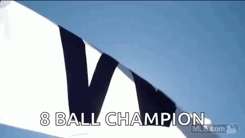 8 Ball Champion Banner Blowing