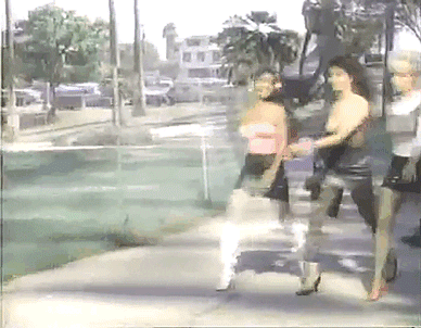 80's Women Gang Going Out GIF