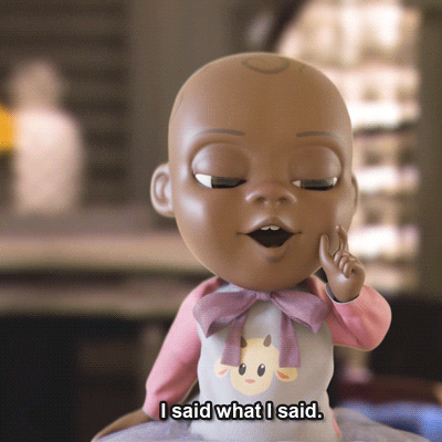 I Said What I Said Cartoon Baby GIF