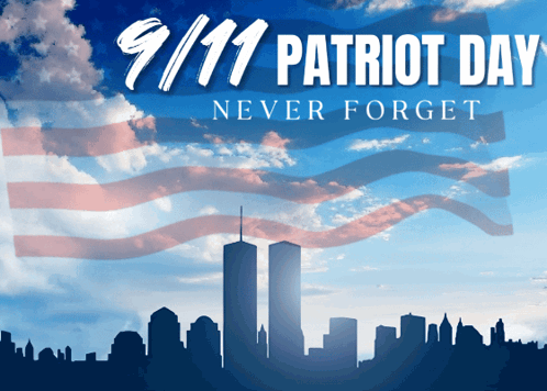 9/11 Patriot Day Never Forget City Skyline