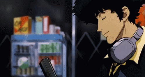 Cool 90s Anime Spike Spiegel GIF