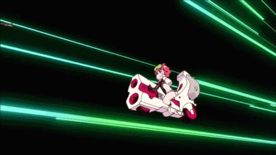 90S Anime Cute Space Patrol Luluco GIF
