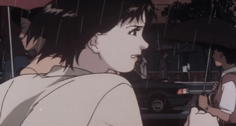90S Anime Mima Happy And Sad Running GIF