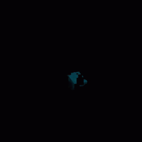 A 3D Model Of A Minecraft Monster With A Black Background GIF