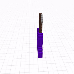 A 3D Model Of A Purple Electric Guitar GIF