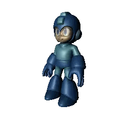 a 3d rendering of a cartoon character with the number 00 on his head