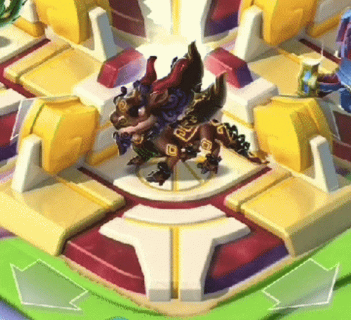 A 3D Rendering Of A Dragon In A Game GIF