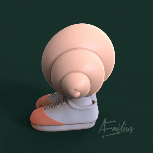 A 3D Rendering Of A Person 'S Feet With The Name Arilius On The Bottom Left GIF