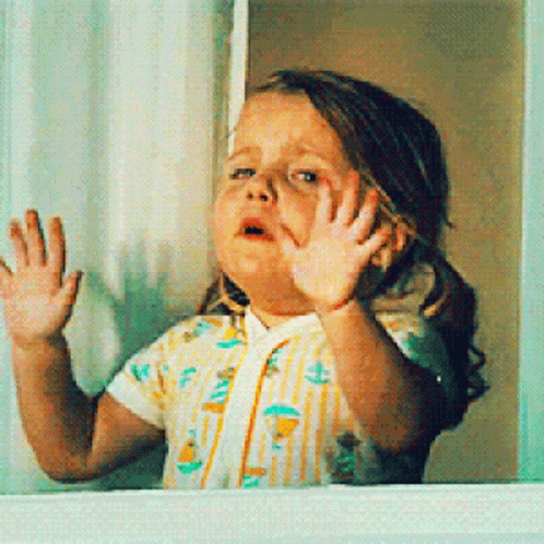 A Baby Asking To Send Help GIF