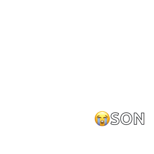 A Baby With A Tear Coming Out Of Its Eye And The Word Son Below It GIF