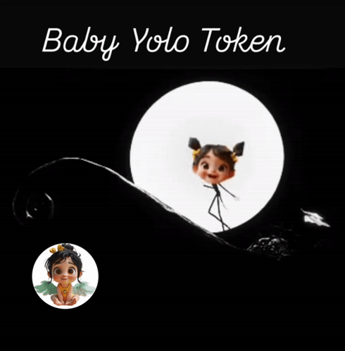A Baby Yolo Token With A Picture Of A Baby On The Bottom GIF