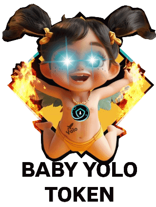 A Baby Yolo Token With A Picture Of A Baby GIF